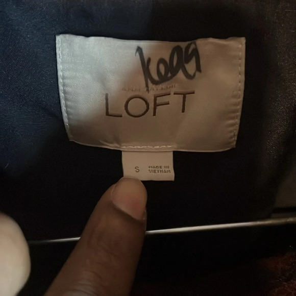 Loft Animal Print Jacket size Small - Picture 4 of 6